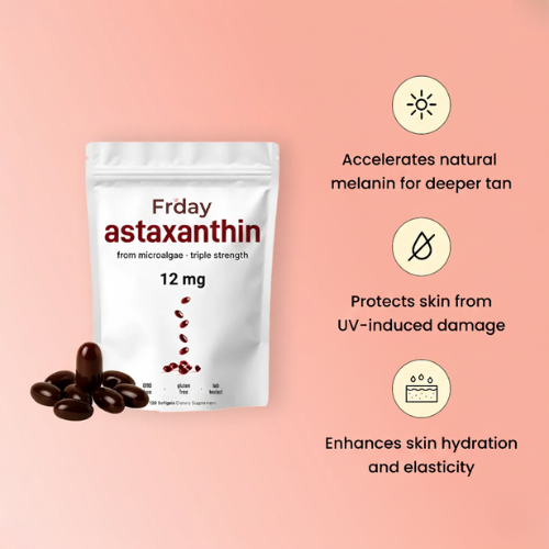 Tanning Astaxanthin